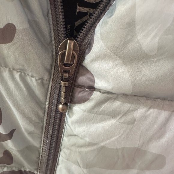 Anorak lightweight insulated long vest size M. Blue camo - Picture 3 of 5